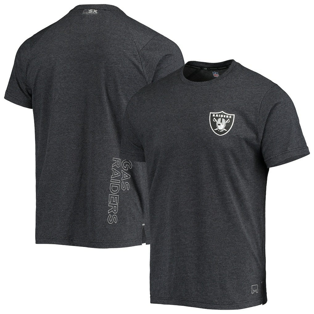 Las Vegas Raiders MSX by Michael Strahan Motivation Performance T-Shirt Black