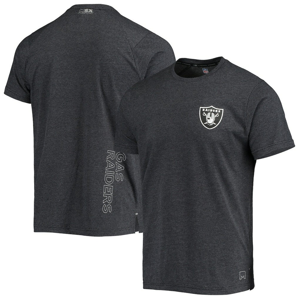 Las Vegas Raiders MSX by Michael Strahan Motivation Performance T-Shirt Black