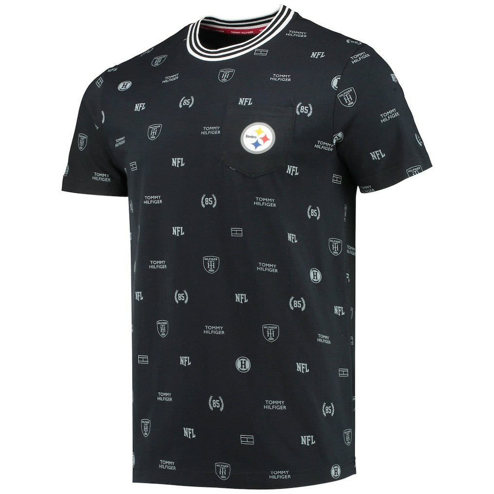 Pittsburgh Steelers Tommy Hilfiger Essential Pocket T-Shirt Black