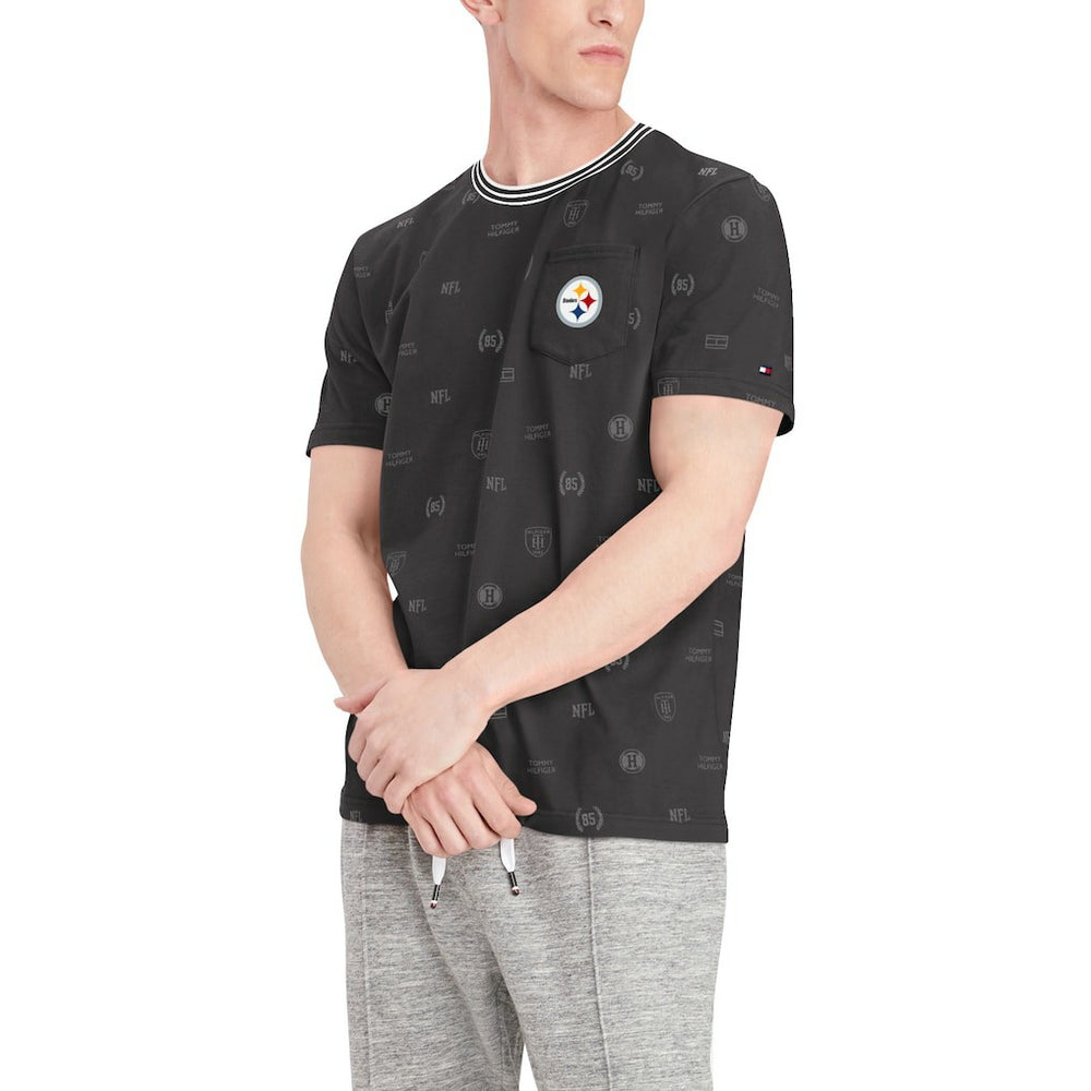 Pittsburgh Steelers Tommy Hilfiger Essential Pocket T-Shirt Black