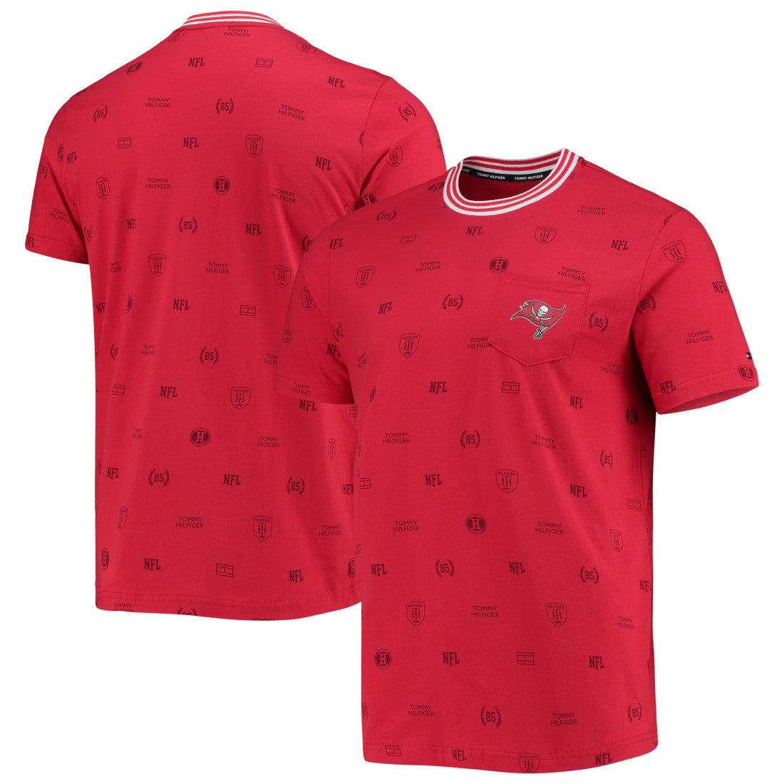Tampa Bay Buccaneers Tommy Hilfiger Essential Pocket T-Shirt Red