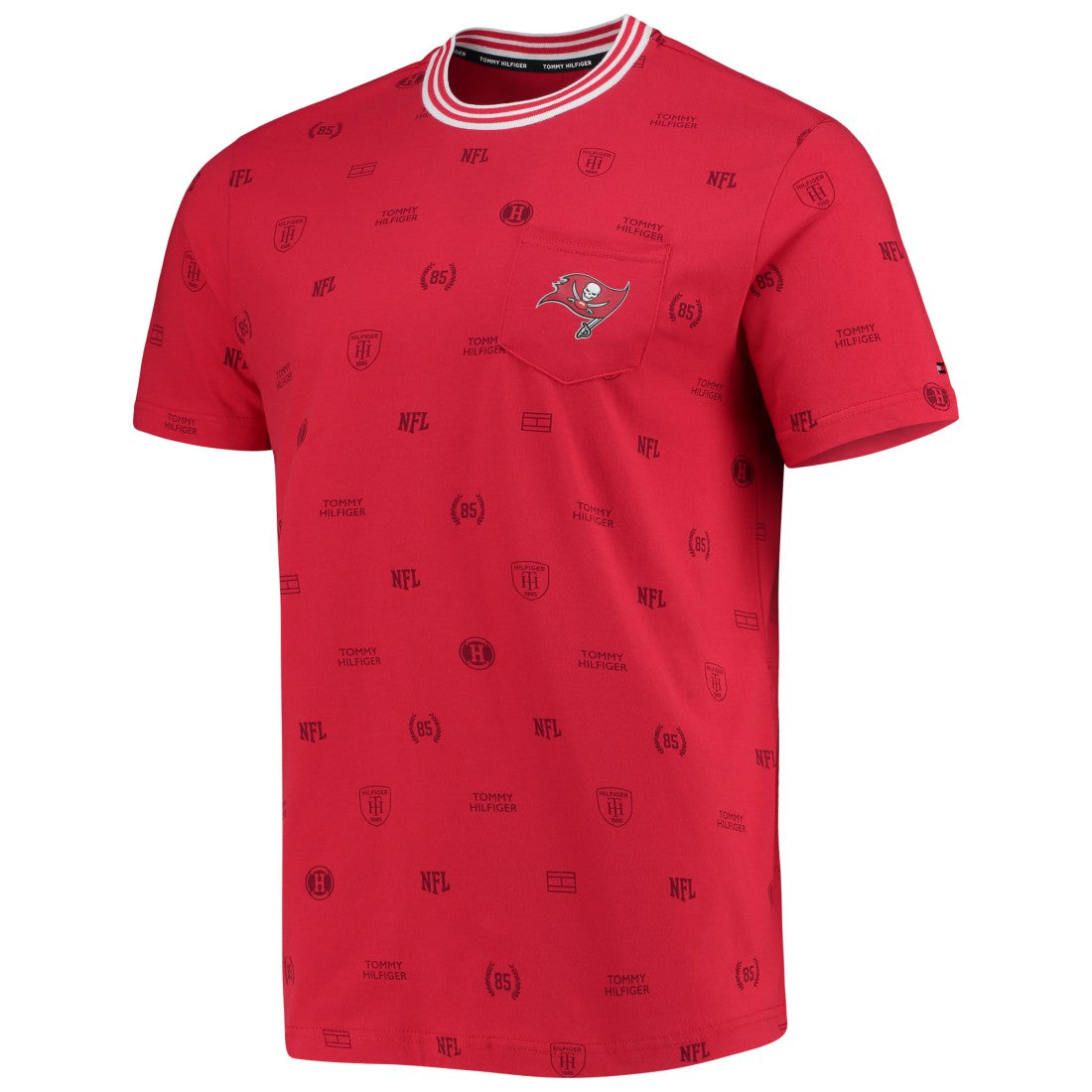 Tampa Bay Buccaneers Tommy Hilfiger Essential Pocket T-Shirt Red