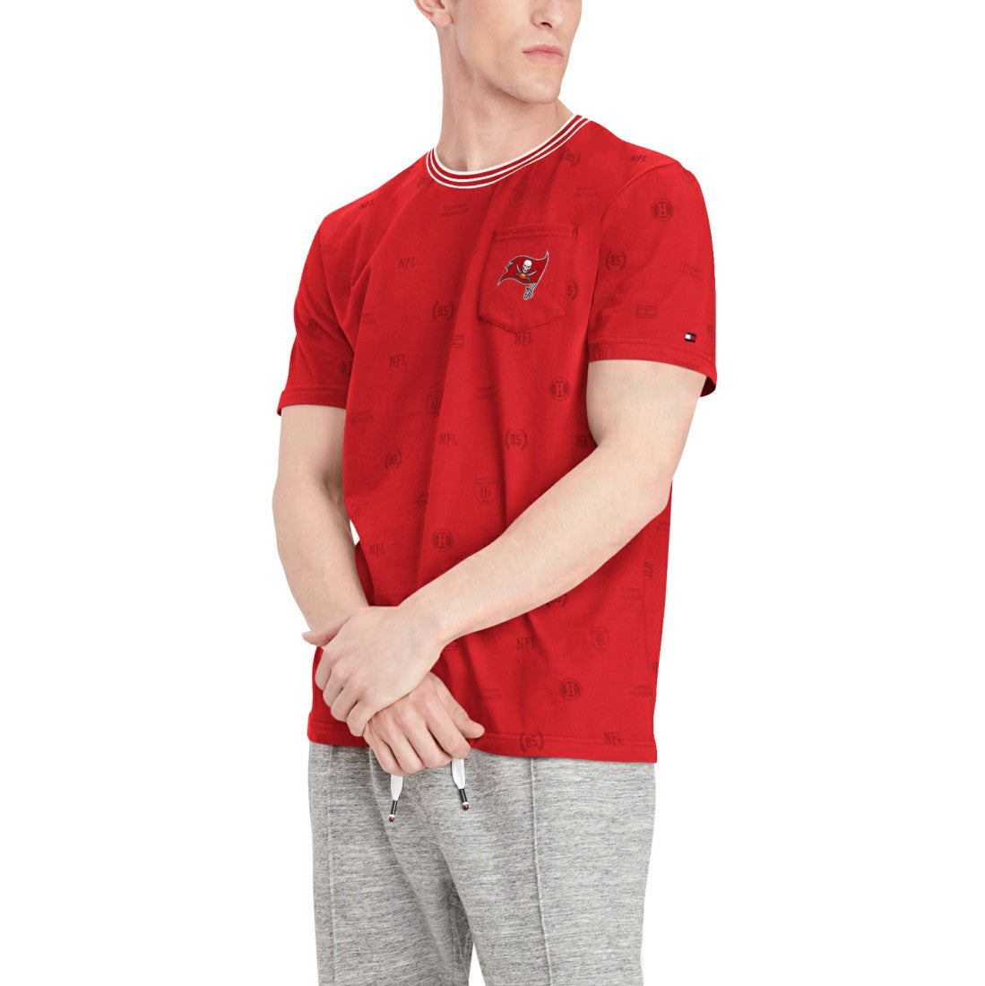 Tampa Bay Buccaneers Tommy Hilfiger Essential Pocket T-Shirt Red