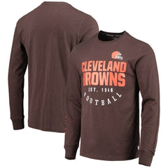 Cleveland Browns Tommy Hilfiger Peter Long Sleeve T-Shirt Brown