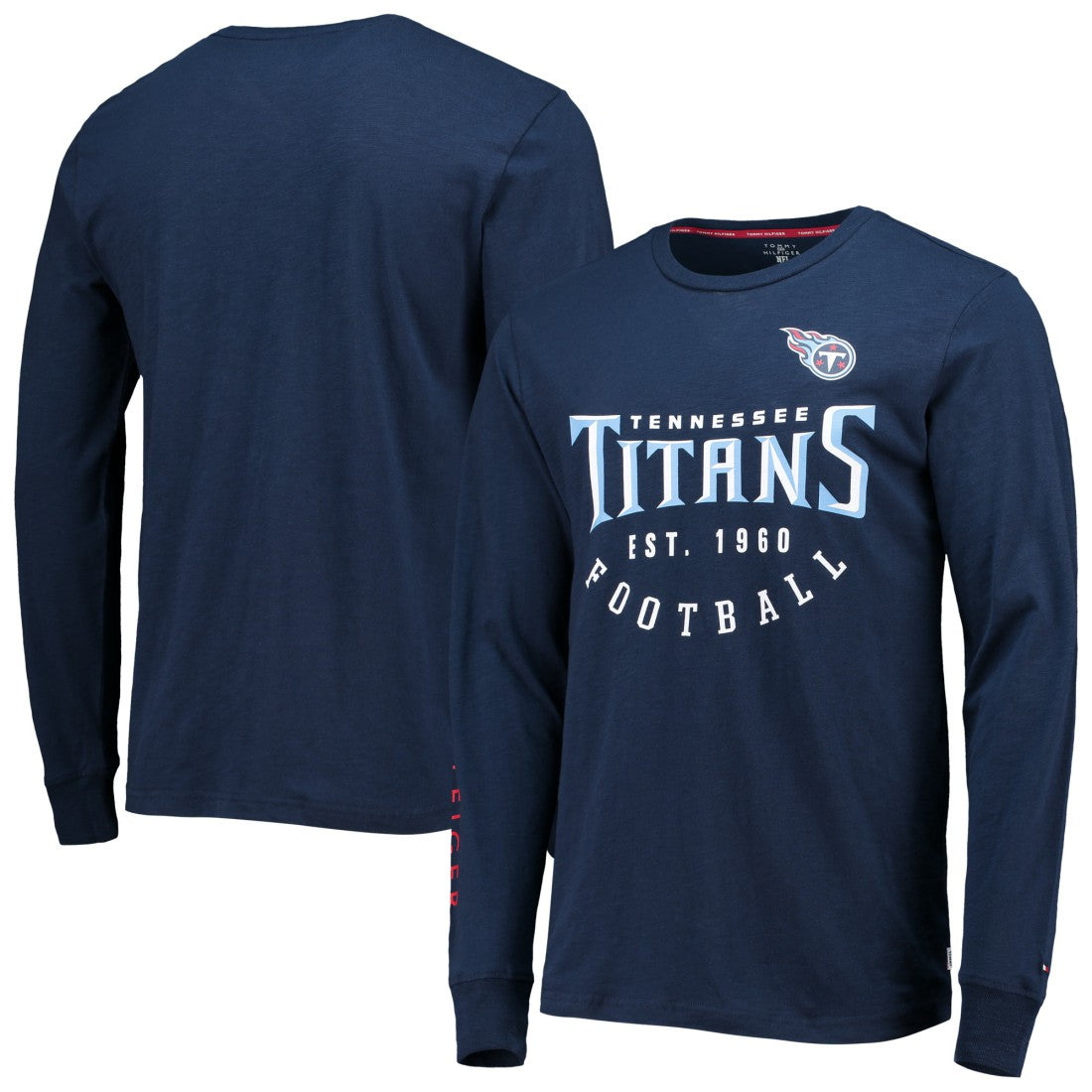 Tennessee Titans Tommy Hilfiger Peter Long Sleeve T-Shirt Navy