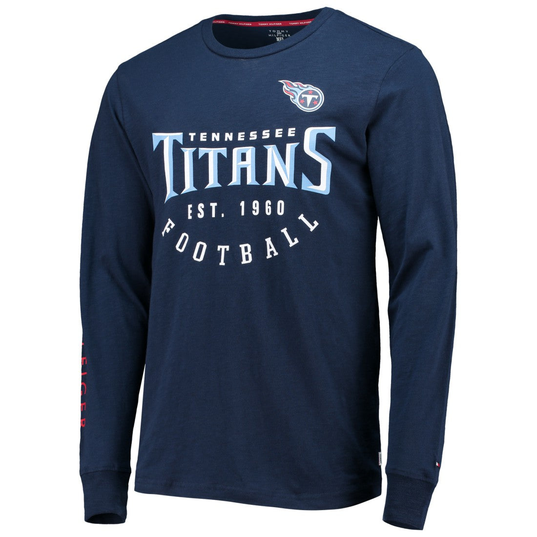 Tennessee Titans Tommy Hilfiger Peter Long Sleeve T-Shirt Navy