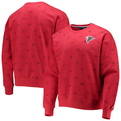 Atlanta Falcons Tommy Hilfiger Reid Graphic Pullover Sweatshirt Red