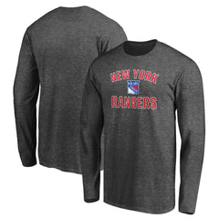 NHL New York Rangers Victory Arch Long Sleeve T-Shirt - Charcoal