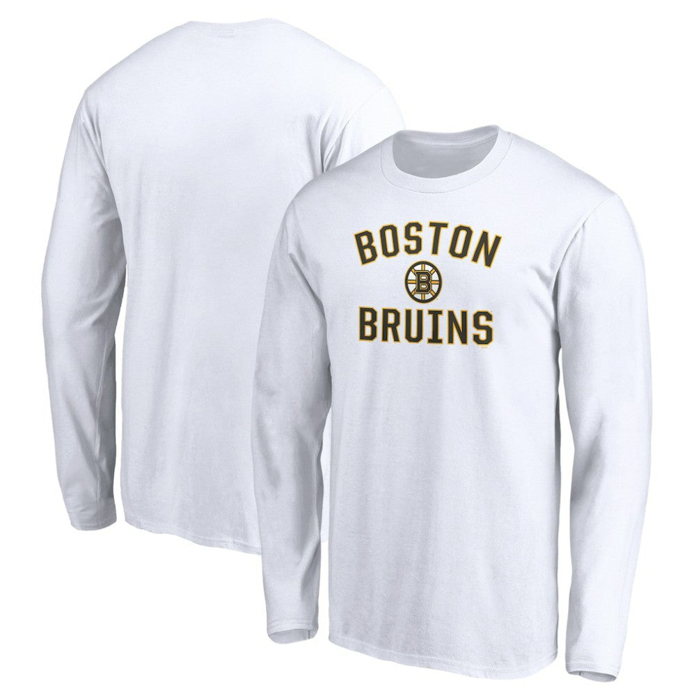 NHL Boston Bruins Victory Arch Long Sleeve T-Shirt - White