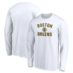 NHL Boston Bruins Victory Arch Long Sleeve T-Shirt - White