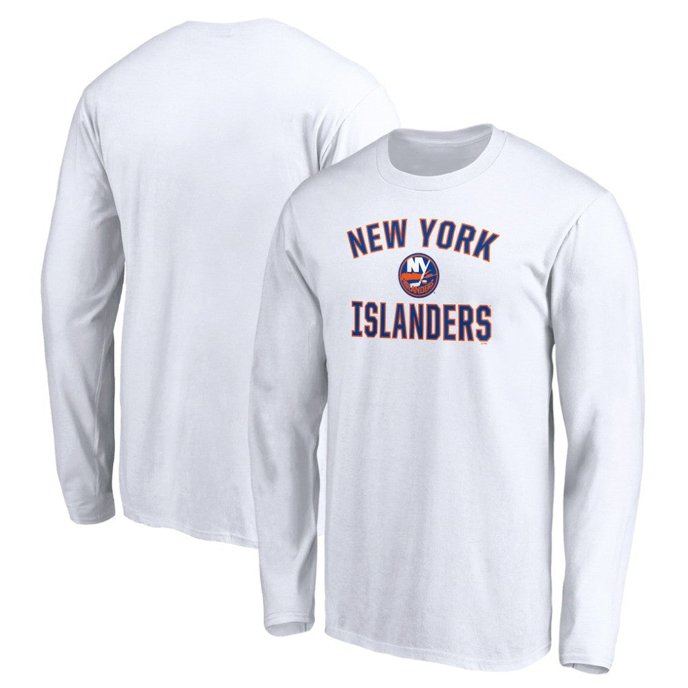 NHL New York Islanders Victory Arch Long Sleeve T-Shirt - White