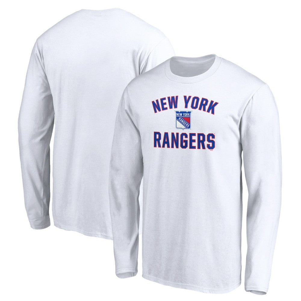NHL New York Rangers Victory Arch Long Sleeve T-Shirt - White
