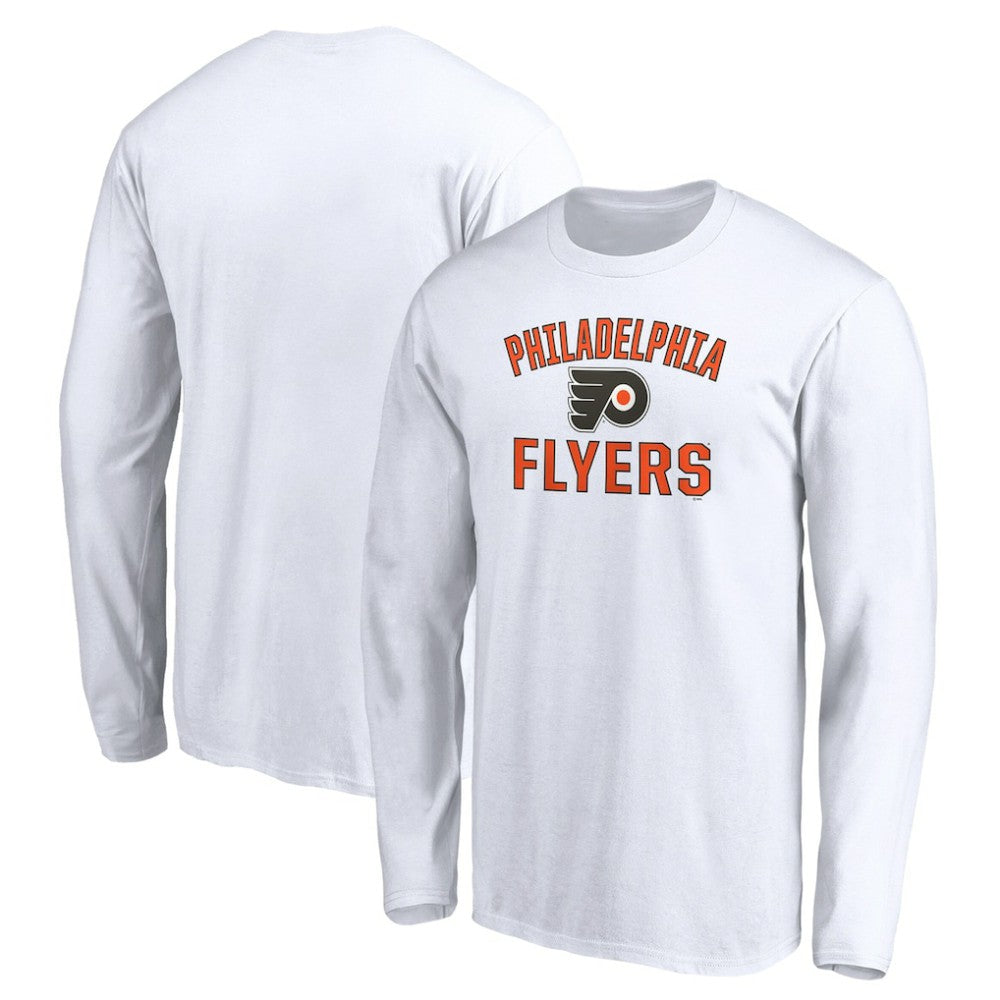 NHL Philadelphia Flyers Victory Arch Long Sleeve T-Shirt - White