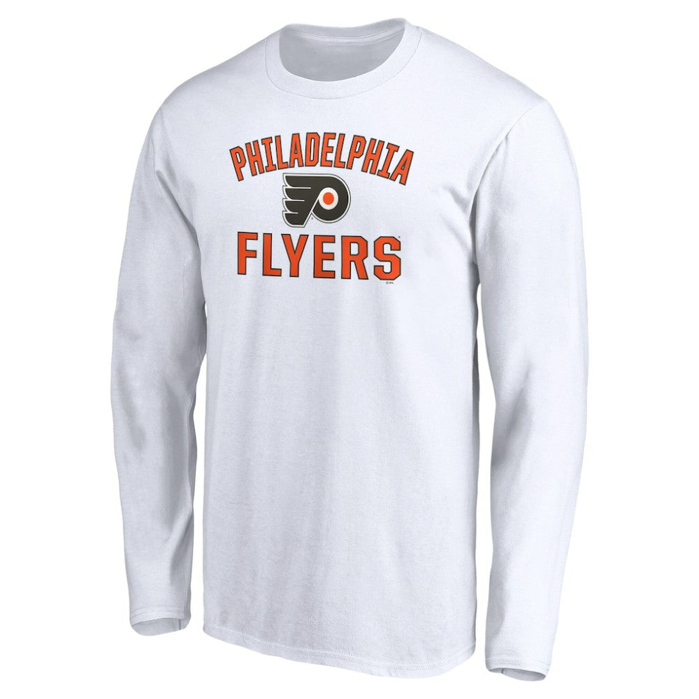 NHL Philadelphia Flyers Victory Arch Long Sleeve T-Shirt - White