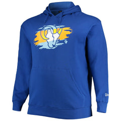 Los Angeles Rams New Era Big & Tall Primary Logo Pullover Hoodie Royal