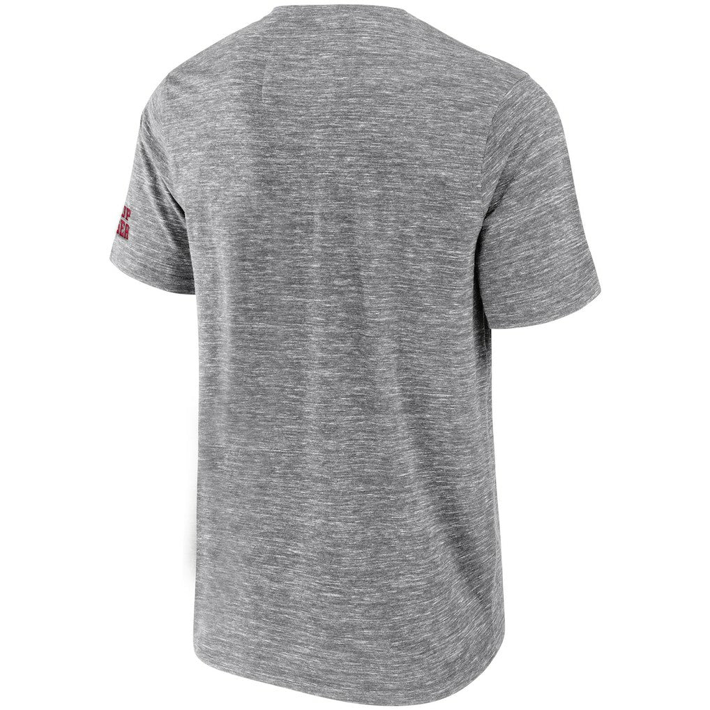 Arizona Cardinals NFL x Darius Rucker Collection Slub Henley T-Shirt Heathered Gray