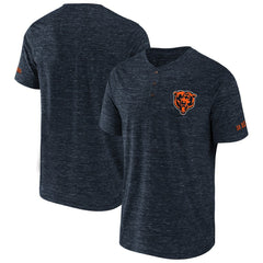 Chicago Bears NFL x Darius Rucker Collection Slub Henley T-Shirt Navy