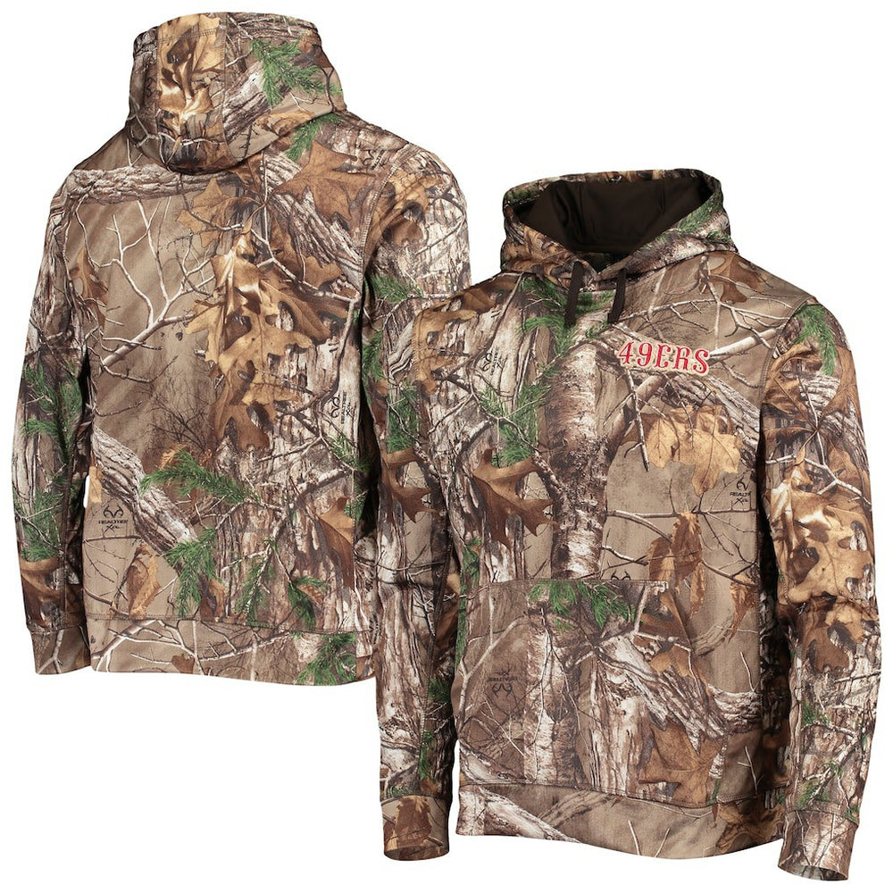 San Francisco 49ers Dunbrooke Champion Tech Pullover Hoodie Realtree Camo