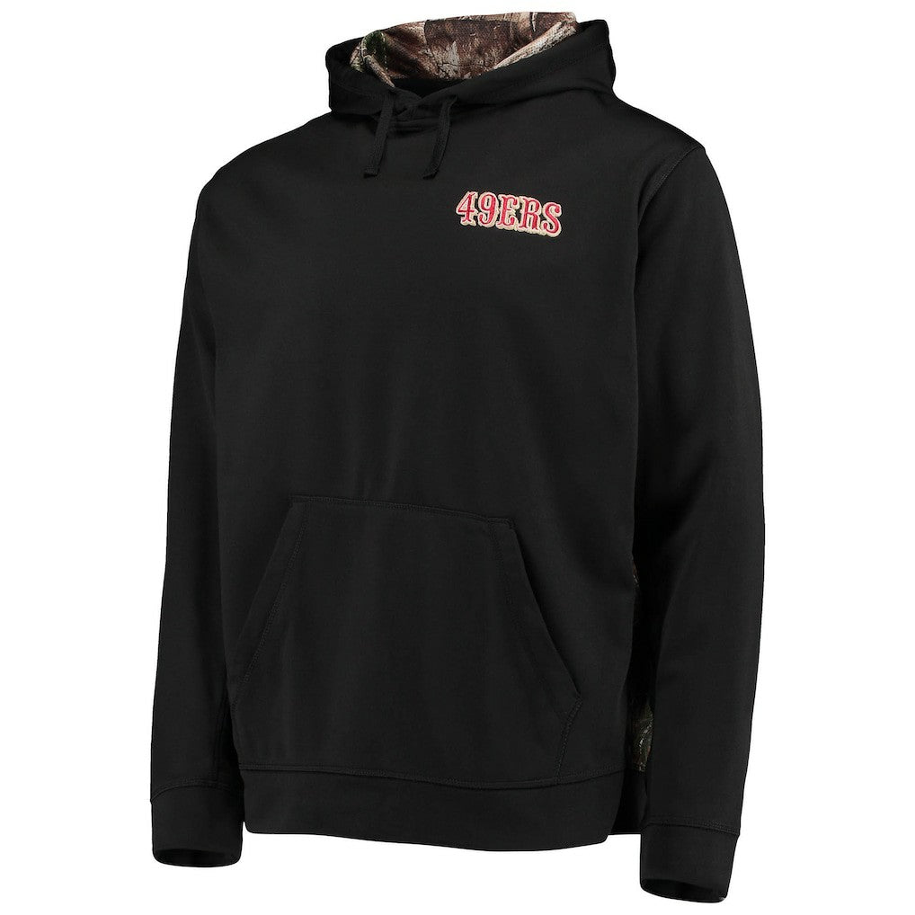 San Francisco 49ers Dunbrooke Logo Ranger Pullover Hoodie Black/Realtree Camo
