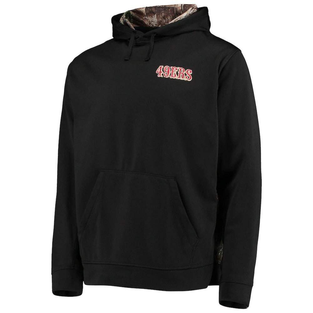 San Francisco 49ers Dunbrooke Logo Ranger Pullover Hoodie Black/Realtree Camo