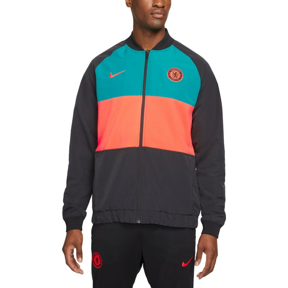 Chelsea I96 Woven Anthem Raglan Full-Zip Jacket Blue