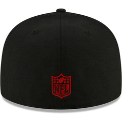 Atlanta Falcons New Era Just Don 59FIFTY Fitted Hat Black