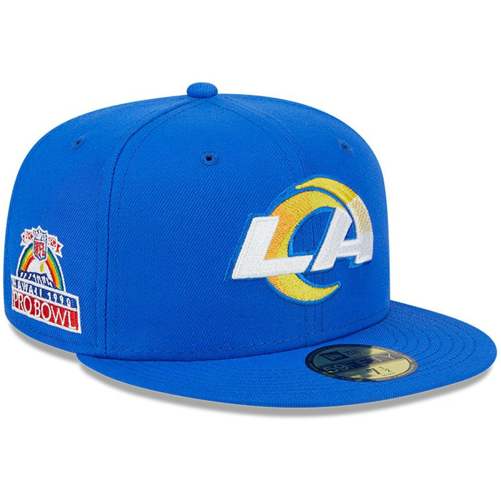 Los Angeles Rams New Era Patch Up 1990 Pro Bowl 59FIFTY Fitted Hat Royal