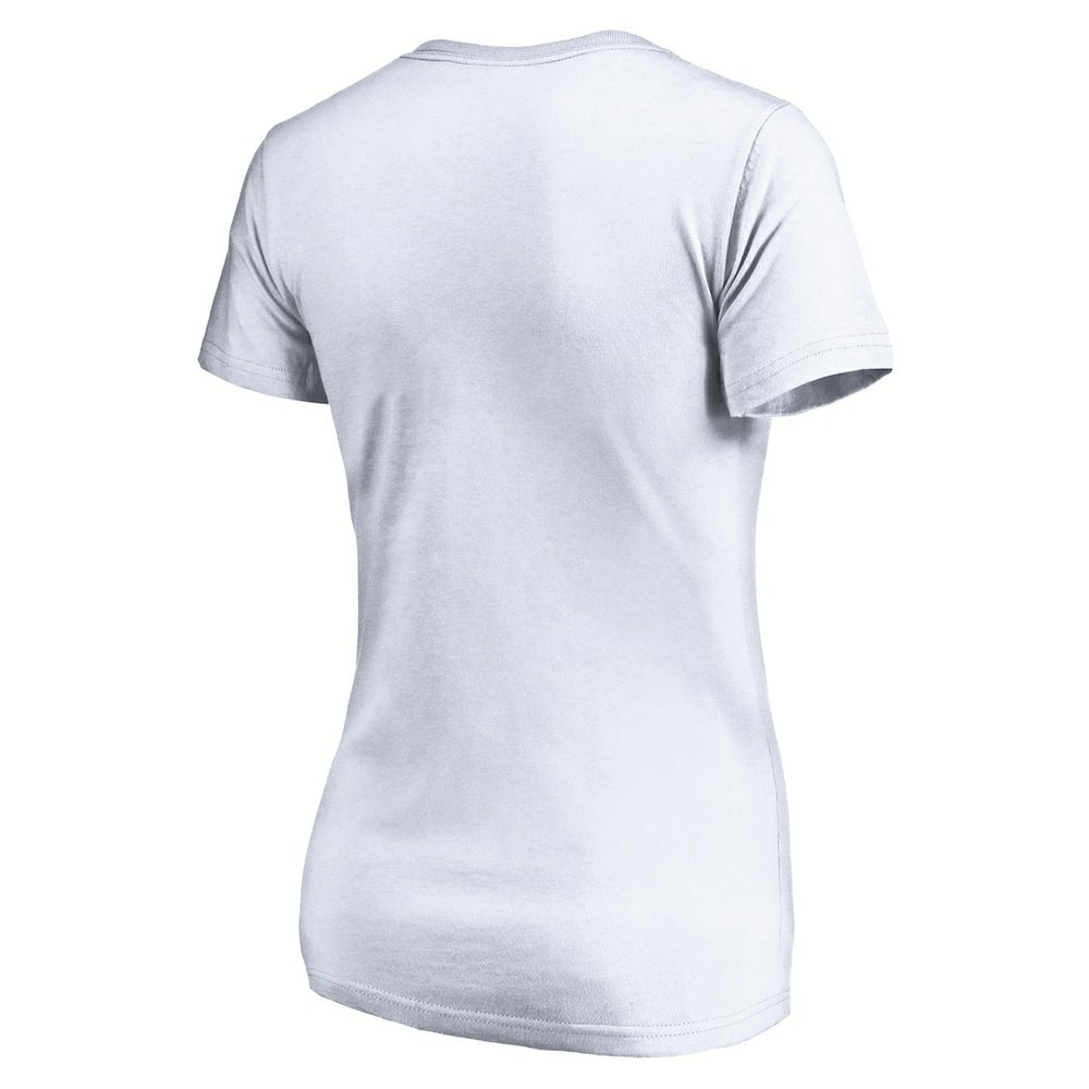 Golden State Warriors Women's The Bay Logo V-Neck T-Shirt White