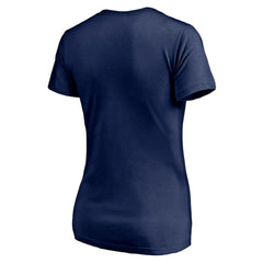 NHL Winnipeg Jets Women's Hail to the North V-Neck T-Shirt - Navy