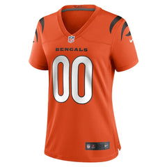 Cincinnati Bengals Women's Alternate Game Custom Jersey Orange