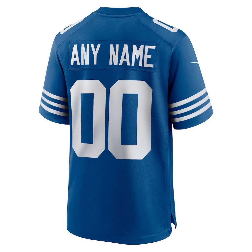 Indianapolis Colts Alternate Custom Jersey Royal