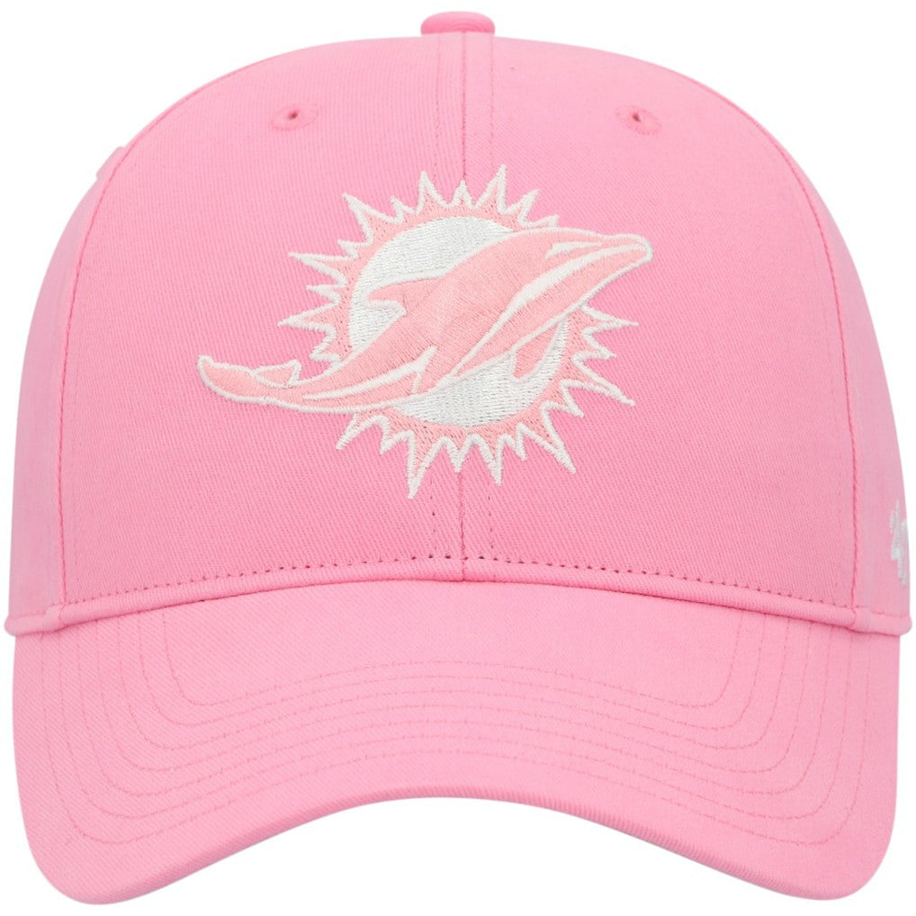Miami Dolphins '47 Girls Youth Rose MVP Adjustable Hat Pink