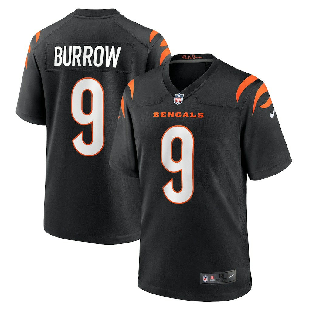 Joe Burrow Cincinnati Bengals Player Game Jersey Black