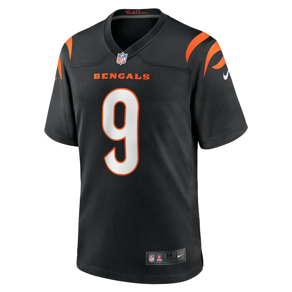 Joe Burrow Cincinnati Bengals Player Game Jersey Black
