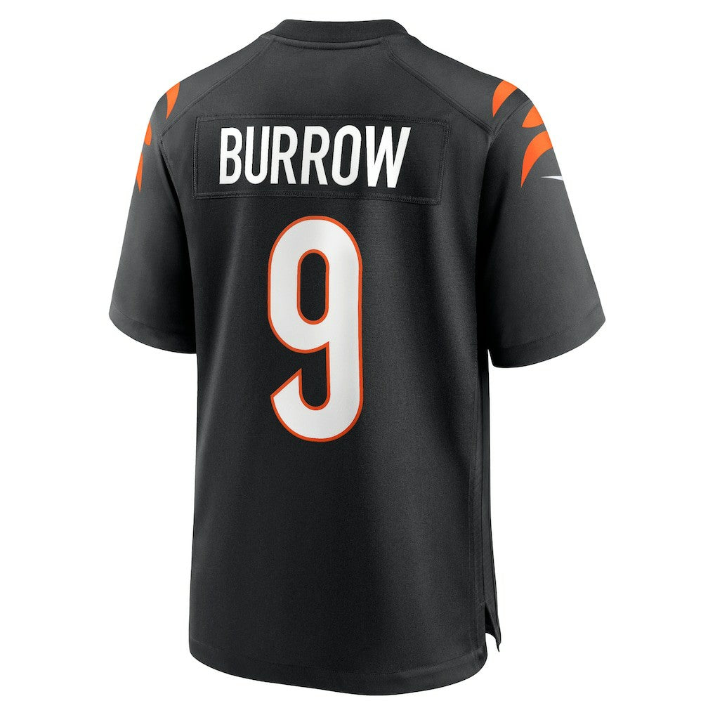 Joe Burrow Cincinnati Bengals Player Game Jersey Black