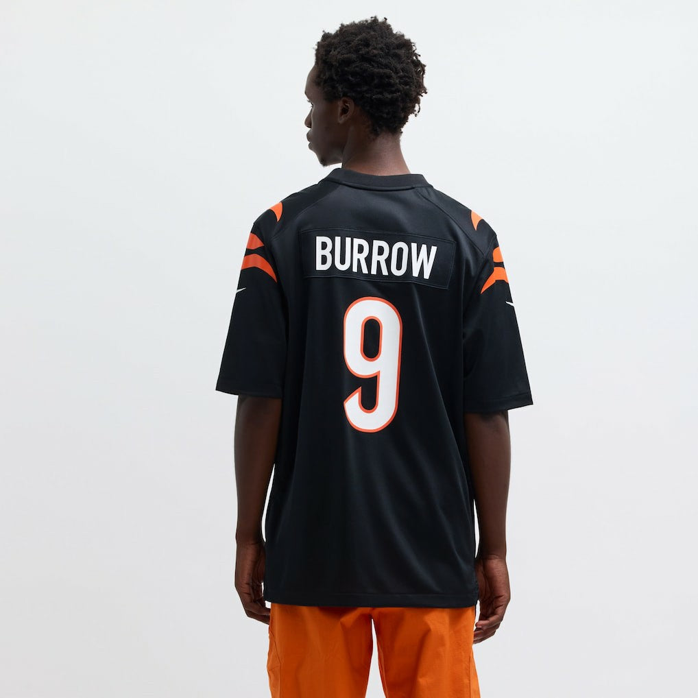 Joe Burrow Cincinnati Bengals Player Game Jersey Black