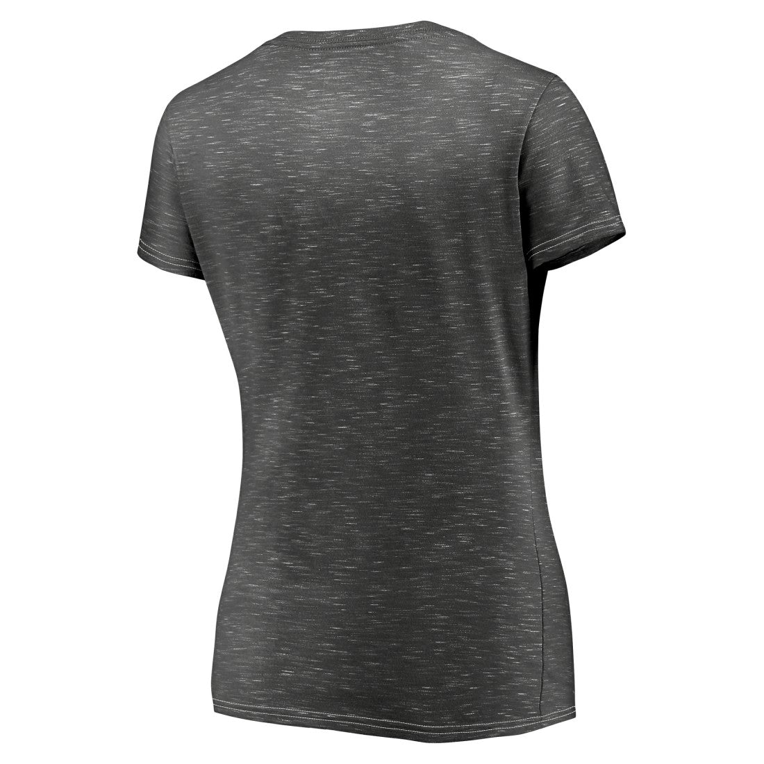 Tampa Bay Buccaneers Women's League Leader Space Dye V-Neck T-Shirt Charcoal
