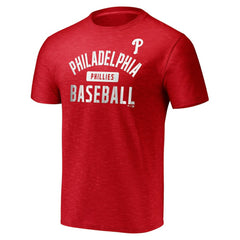 Philadelphia Phillies Fanatics Primary Pill Space Dye T-Shirt - Red T-shirts
