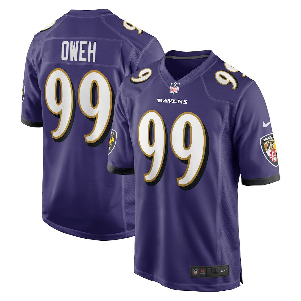 Odafe Oweh Baltimore Ravens Game Jersey Purple
