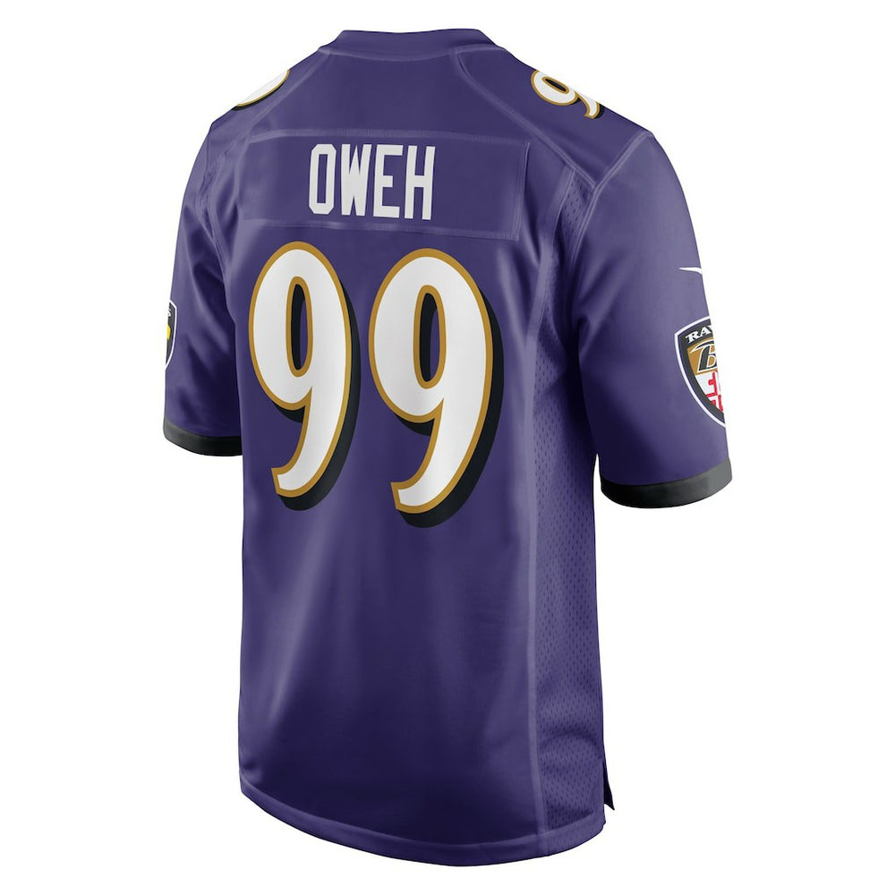 Odafe Oweh Baltimore Ravens Game Jersey Purple