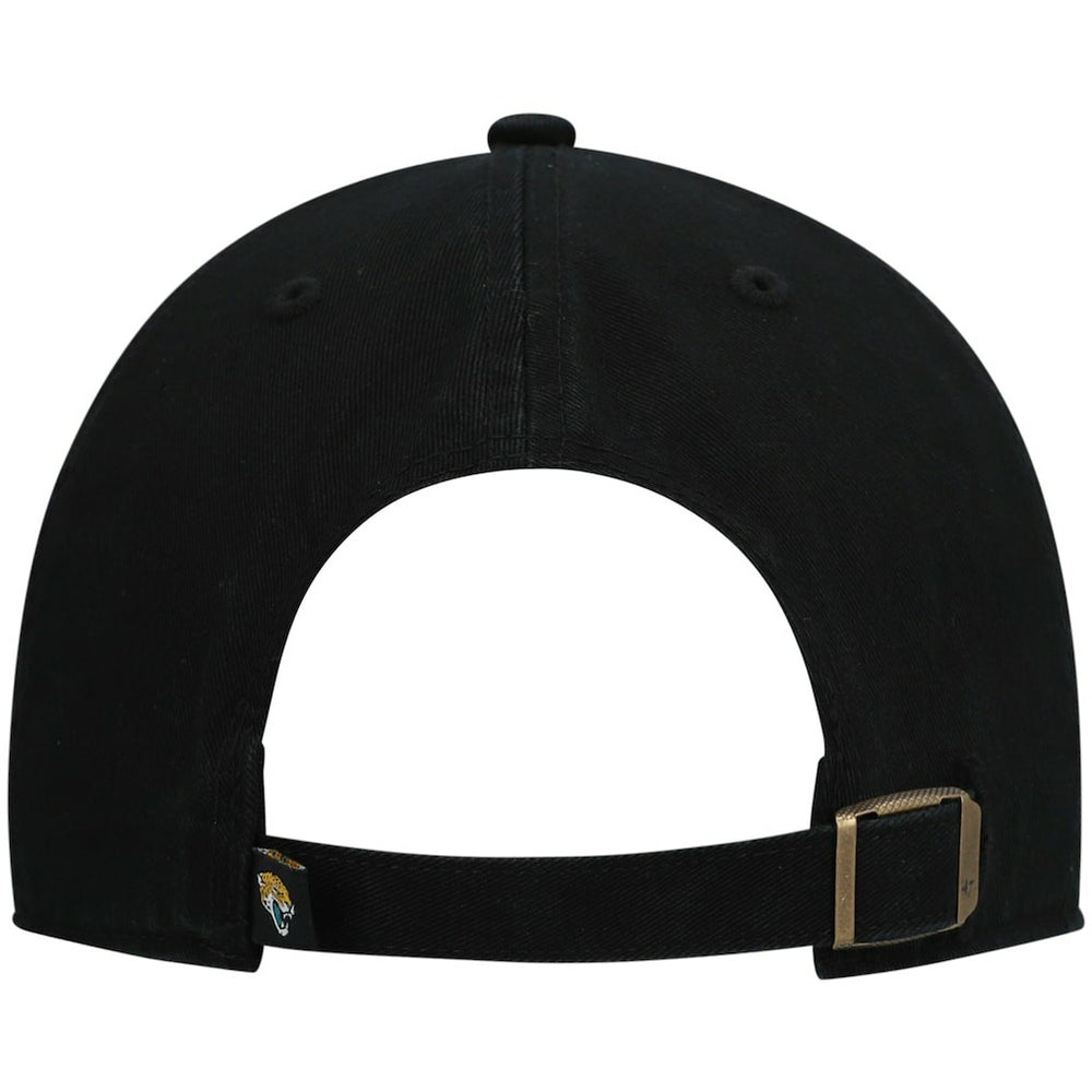 Jacksonville Jaguars '47 Clean Up Script Adjustable Hat Black