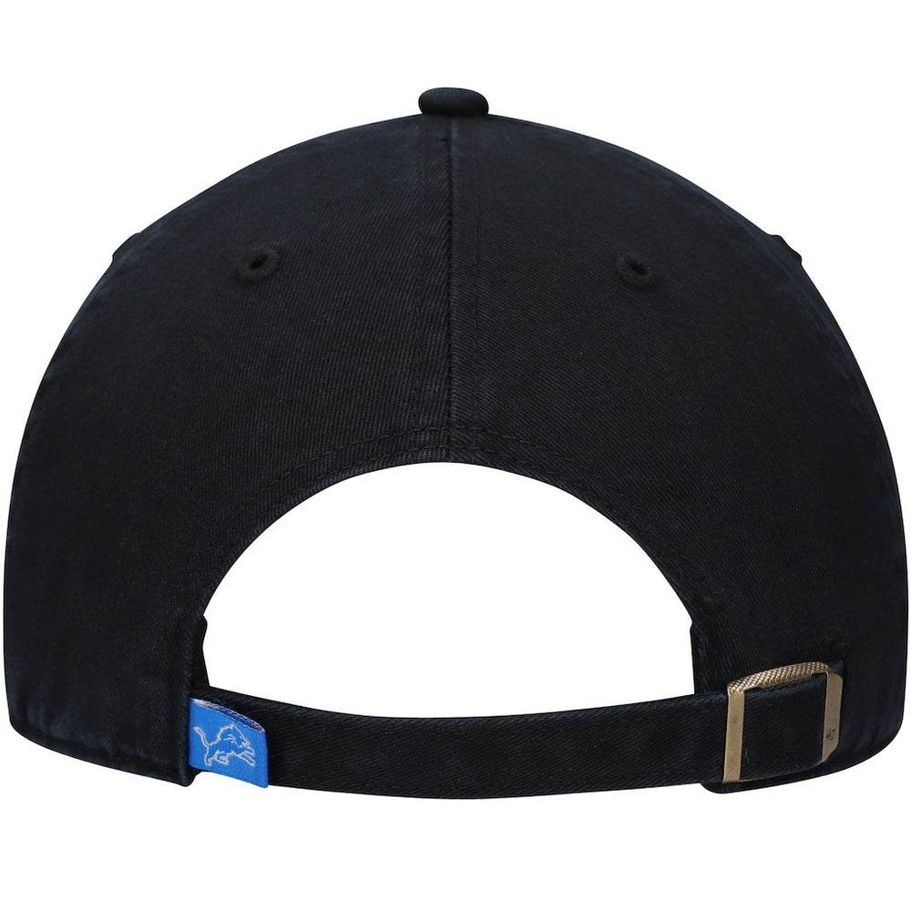 Detroit Lions '47 Clean Up Script Adjustable Hat Black
