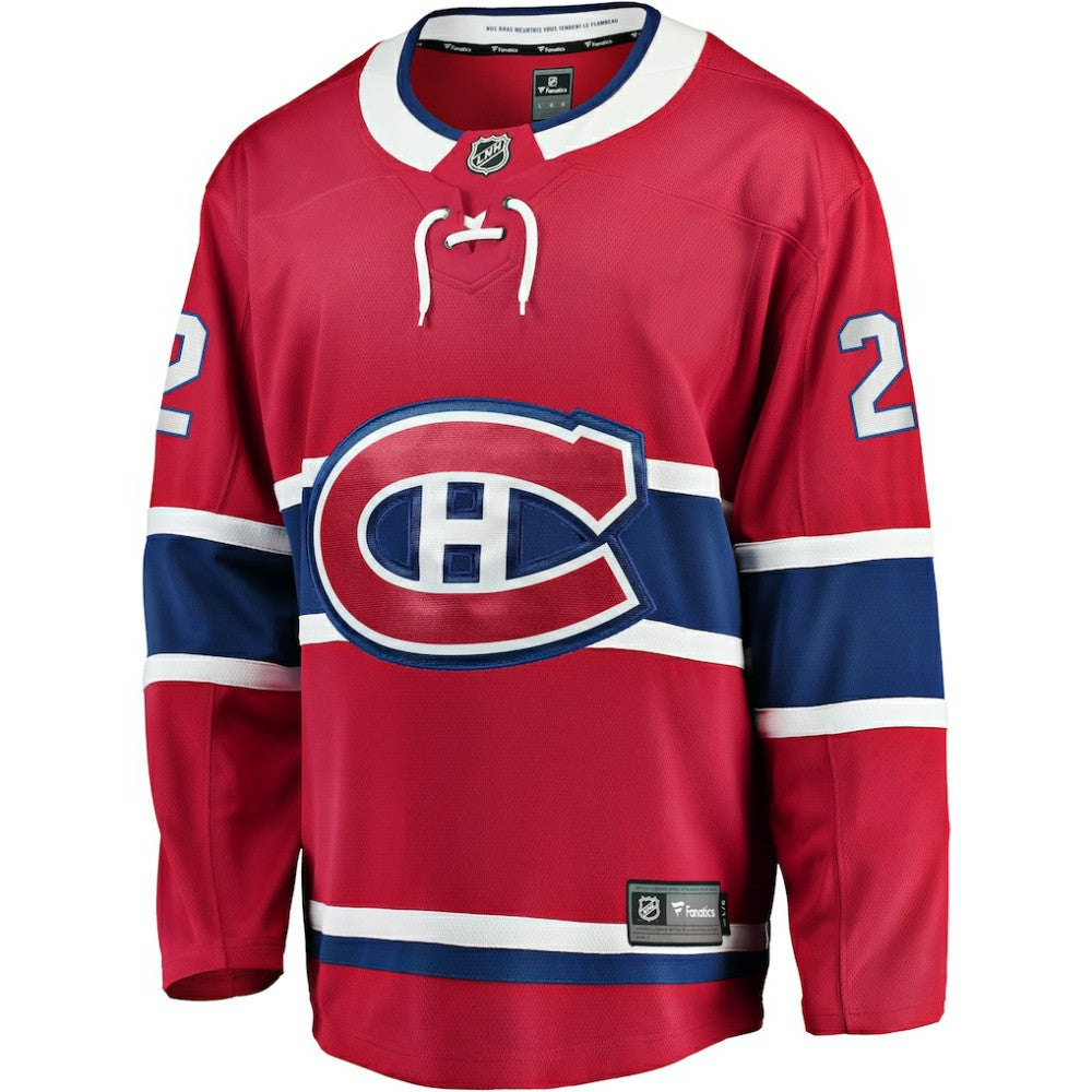 NHL Cole Caufield Montreal Canadiens Fanatics Home Breakaway Replica Jersey - Red