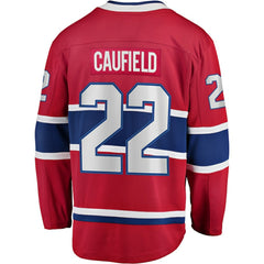 NHL Cole Caufield Montreal Canadiens Fanatics Home Breakaway Replica Jersey - Red