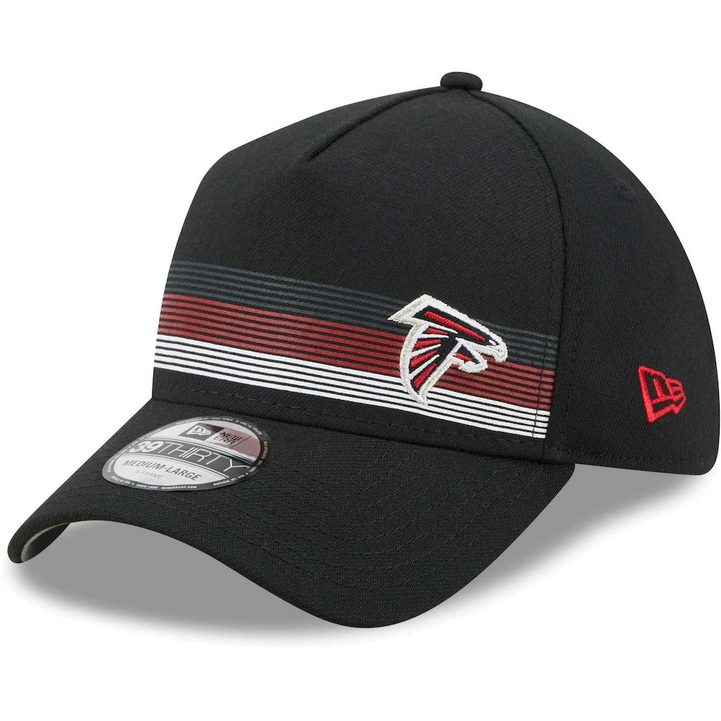 Atlanta Falcons New Era Flawless Stripe 39THIRTY Flex Hat Black