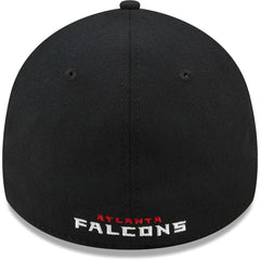 Atlanta Falcons New Era Flawless Stripe 39THIRTY Flex Hat Black