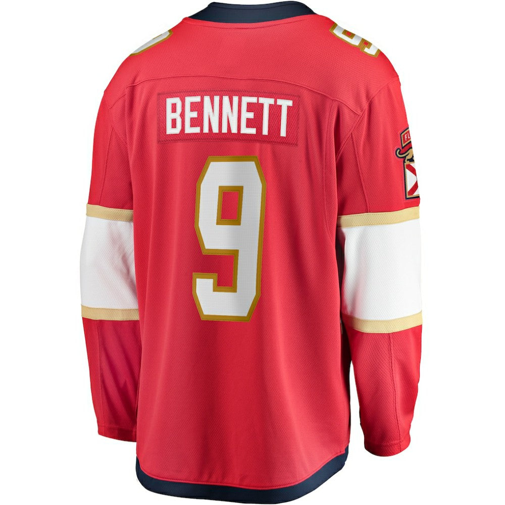 NHL Sam Bennett Florida Panthers Fanatics Home Breakaway Replica Jersey - Red