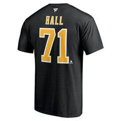 NHL Taylor Hall Boston Bruins Fanatics Authentic Stack Name & Number T-Shirt - Black