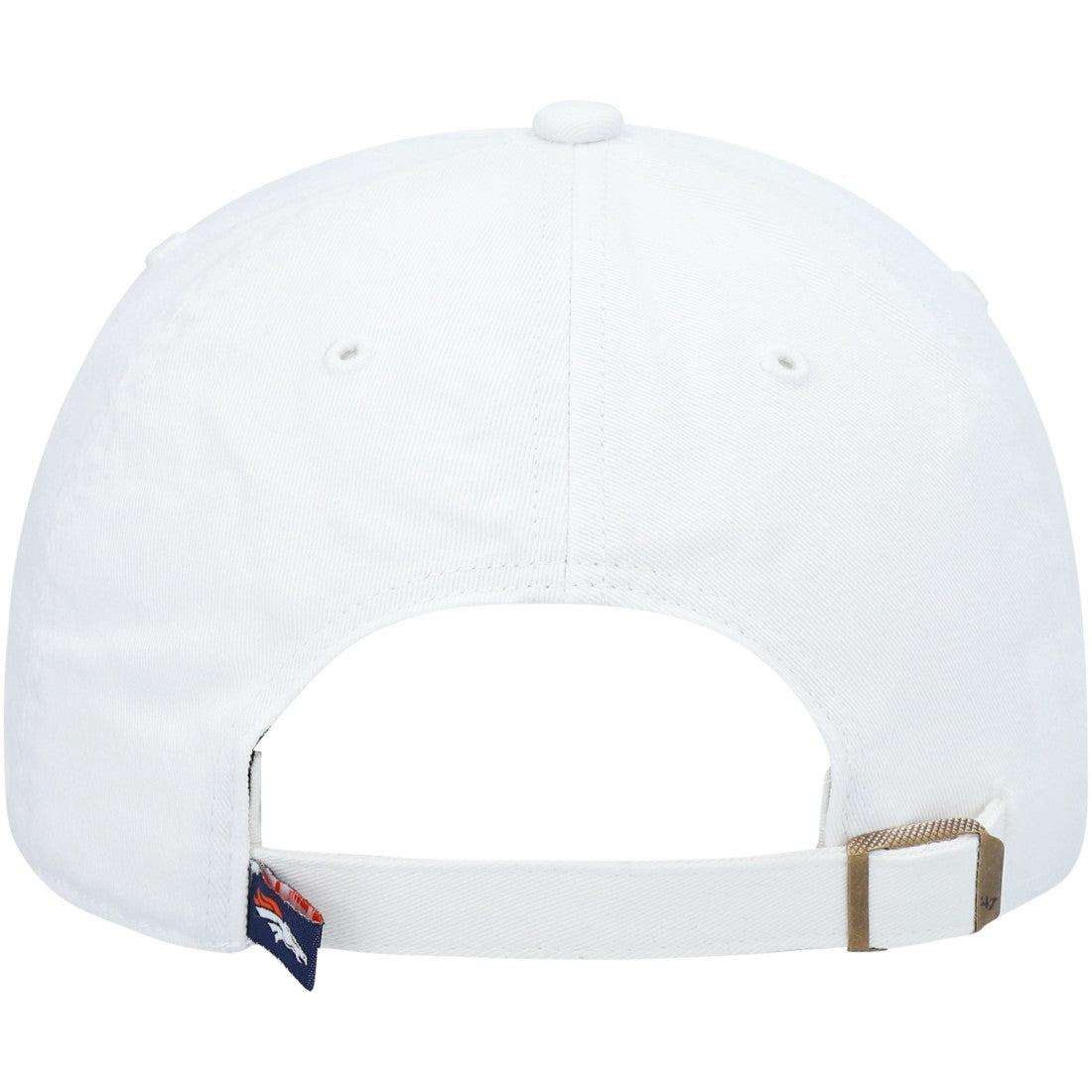 Denver Broncos '47 Clean Up Adjustable Hat White