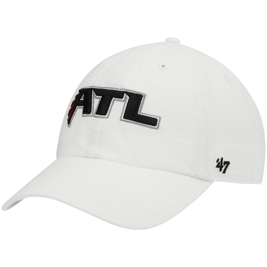 Atlanta Falcons '47 Clean Up Adjustable Hat White
